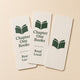 Recycled Bookmarks, 13pt Enviro stock, 100% recycled, uncoated