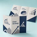 Recycled Brochures, 80lb Enviro text, 100% recycled, uncoated