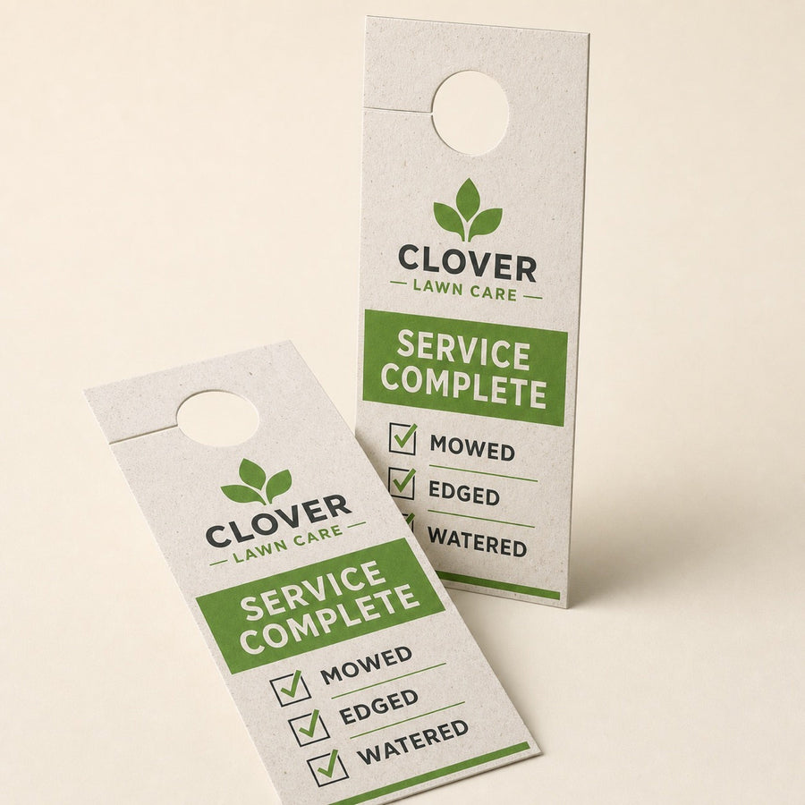 Recycled Door Hangers
