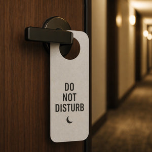 Recycled Door Hangers, 13pt Enviro stock, 100% recycled, uncoated