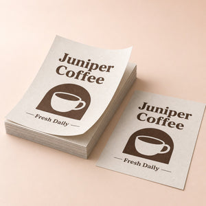Recycled Flyers, 80lb Enviro text, 100% recycled, uncoated