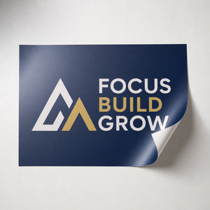 Removable Wall Decals printed on removable fabric-backed adhesive vinyl, 24 x 36 inches, shown at an angle