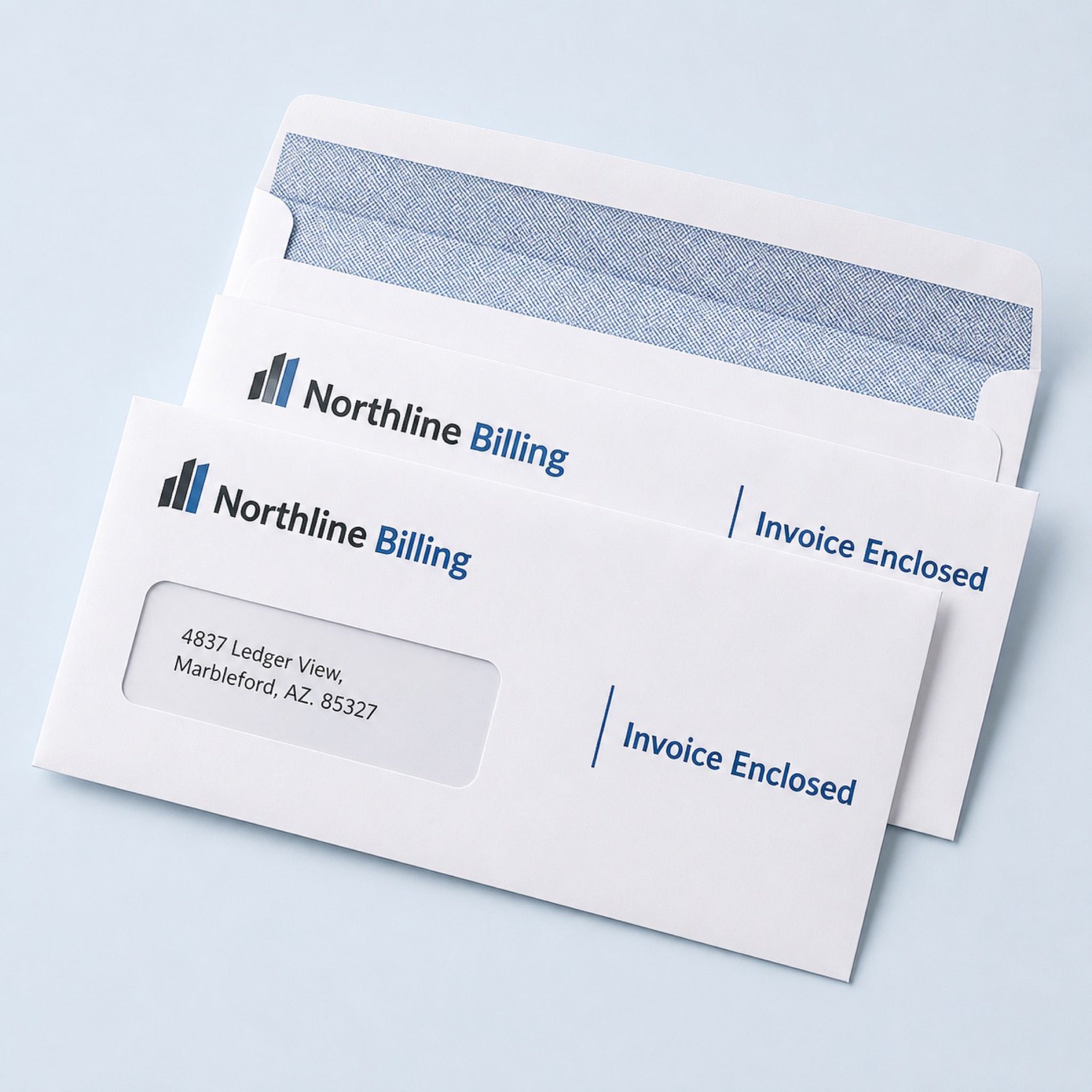 Security Envelopes, 60lb security-tinted stock, #10 size, shown in an alternate use
