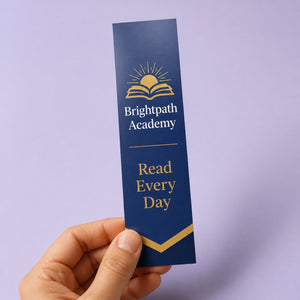 Silk Matte Bookmarks, 18pt cardstock, silk matte lamination