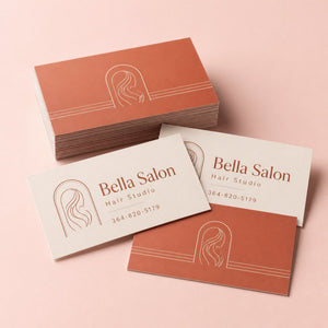 Silk Matte Business Cards, 16pt cardstock, silk matte lamination
