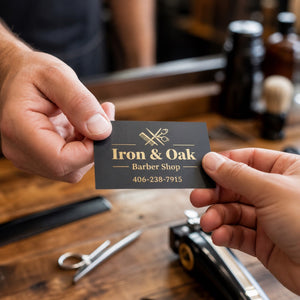 Silk Matte Business Cards, 16pt cardstock, silk matte lamination