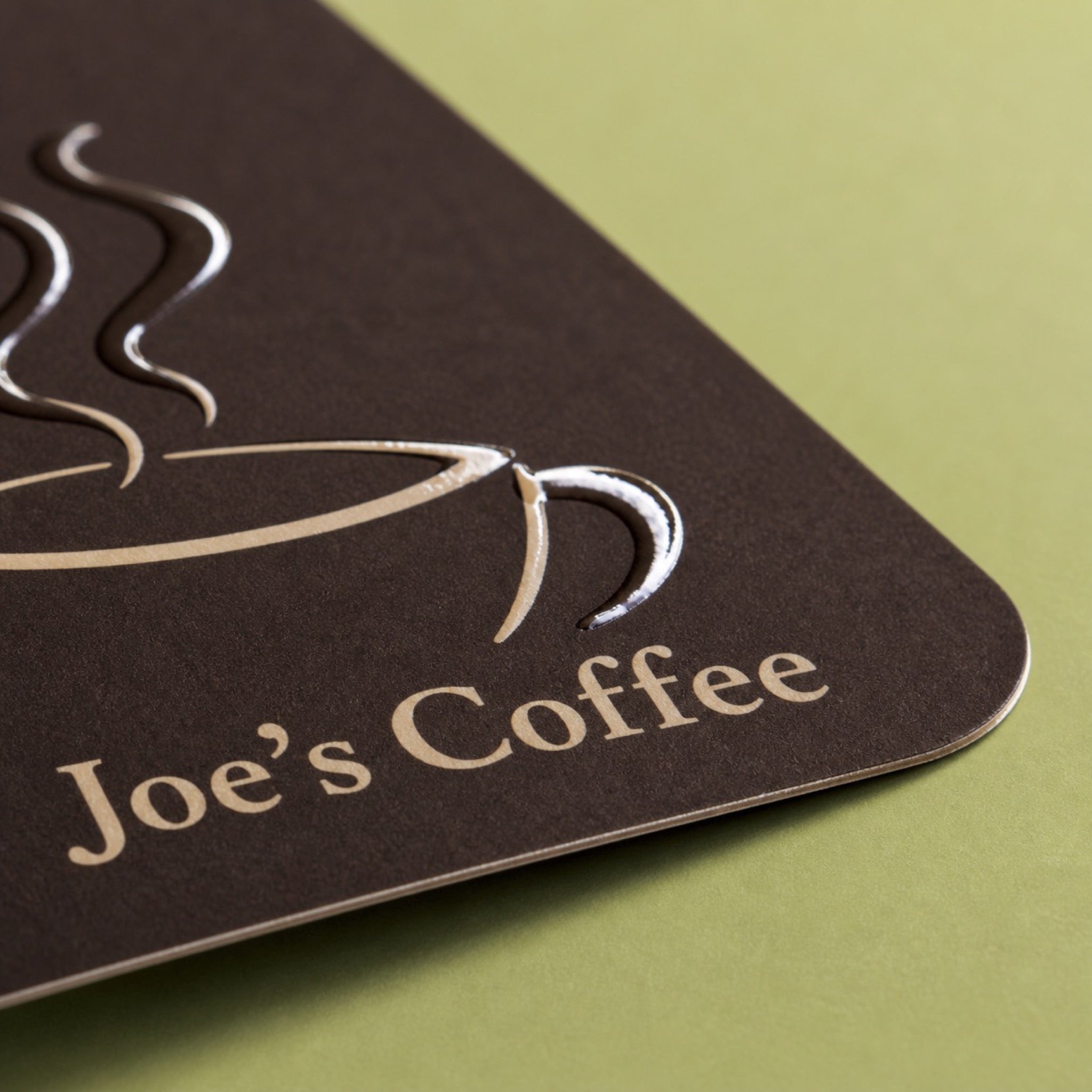 Spot UV Bookmarks, 16pt laminated stock, matte lamination with spot UV