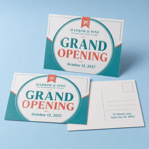 Spot UV Postcards, 16pt laminated stock, 4x6 to 8.5x5.5, shown in an alternate use