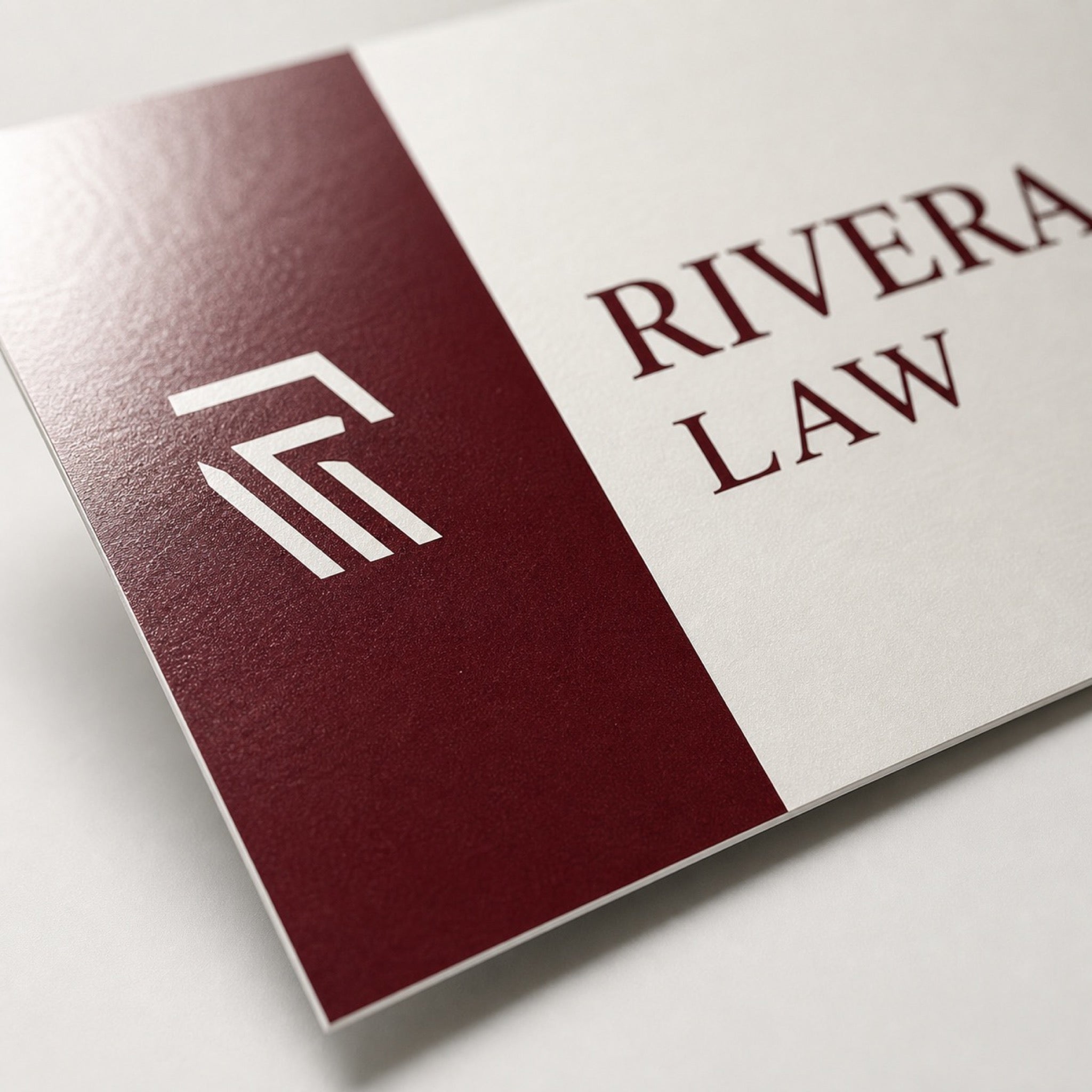 Close-up of the clean offset printing on Standard Business Cards