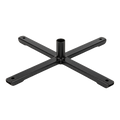 Cross base for flag poles