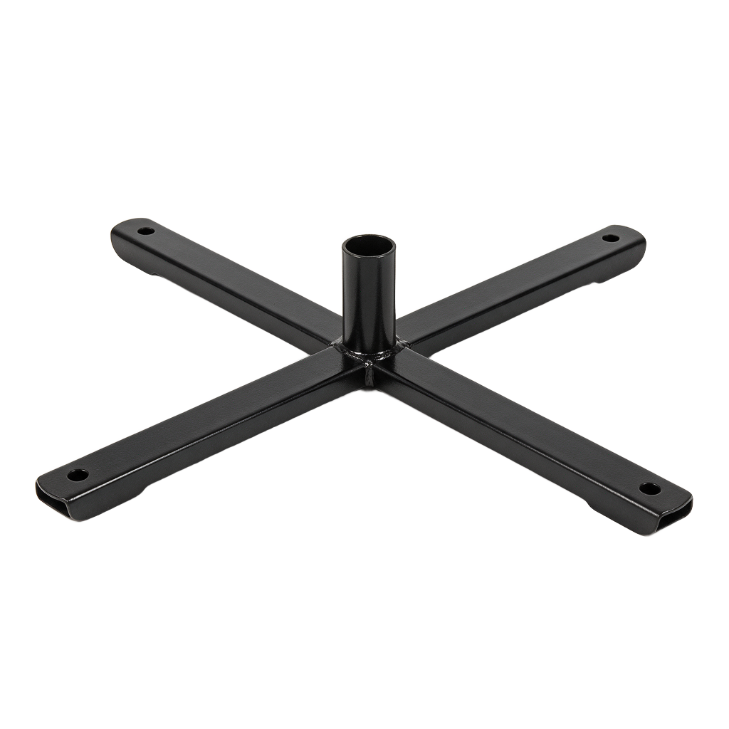 Cross base for flag poles