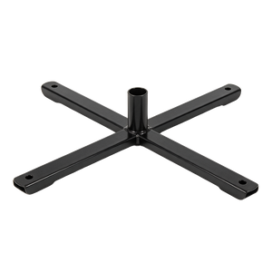 Cross base for flag poles