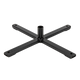 Cross base for flag poles
