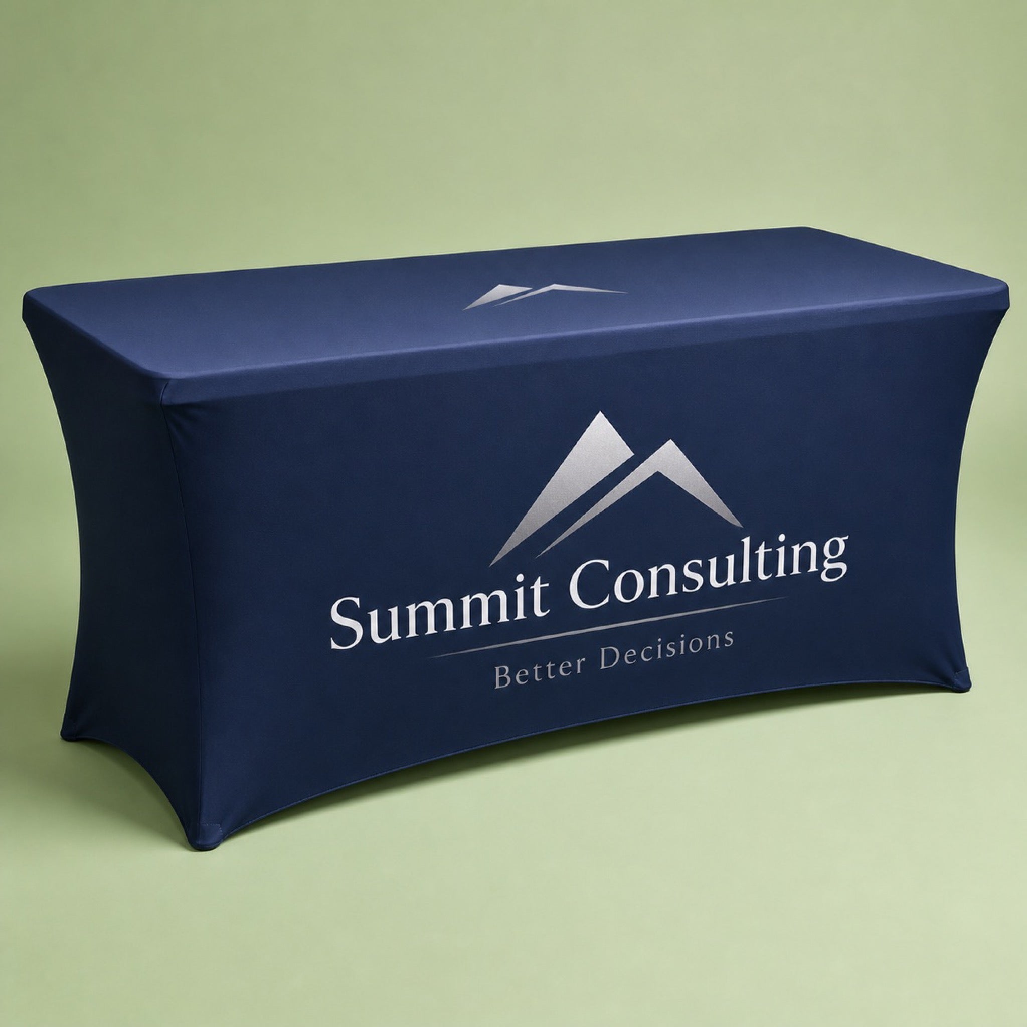 Table Covers 6 ft, printed polyester, fits a standard 6 ft folding table