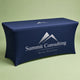 Table Covers 6 ft, printed polyester, fits a standard 6 ft folding table
