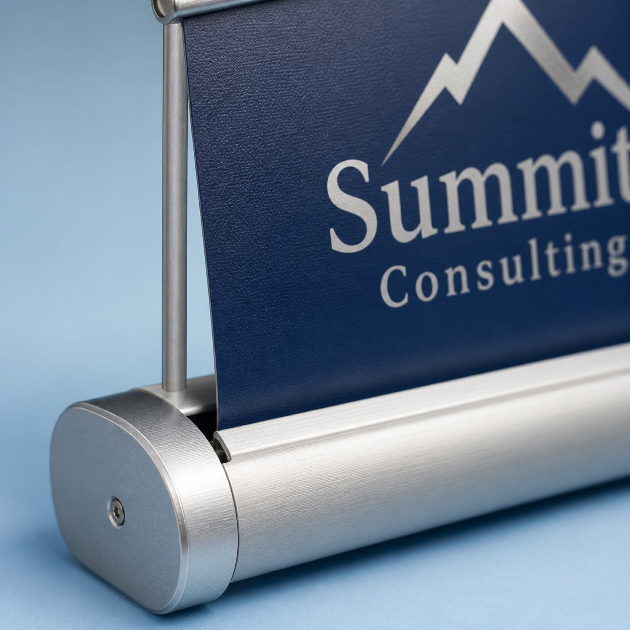 Tabletop Pull-Up Banner, 13oz matte vinyl, 11 x 18 inches