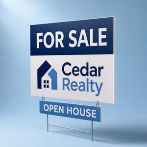Yard Signs 8mm, 8mm corrugated plastic (coroplast), 6x24 to 48x48