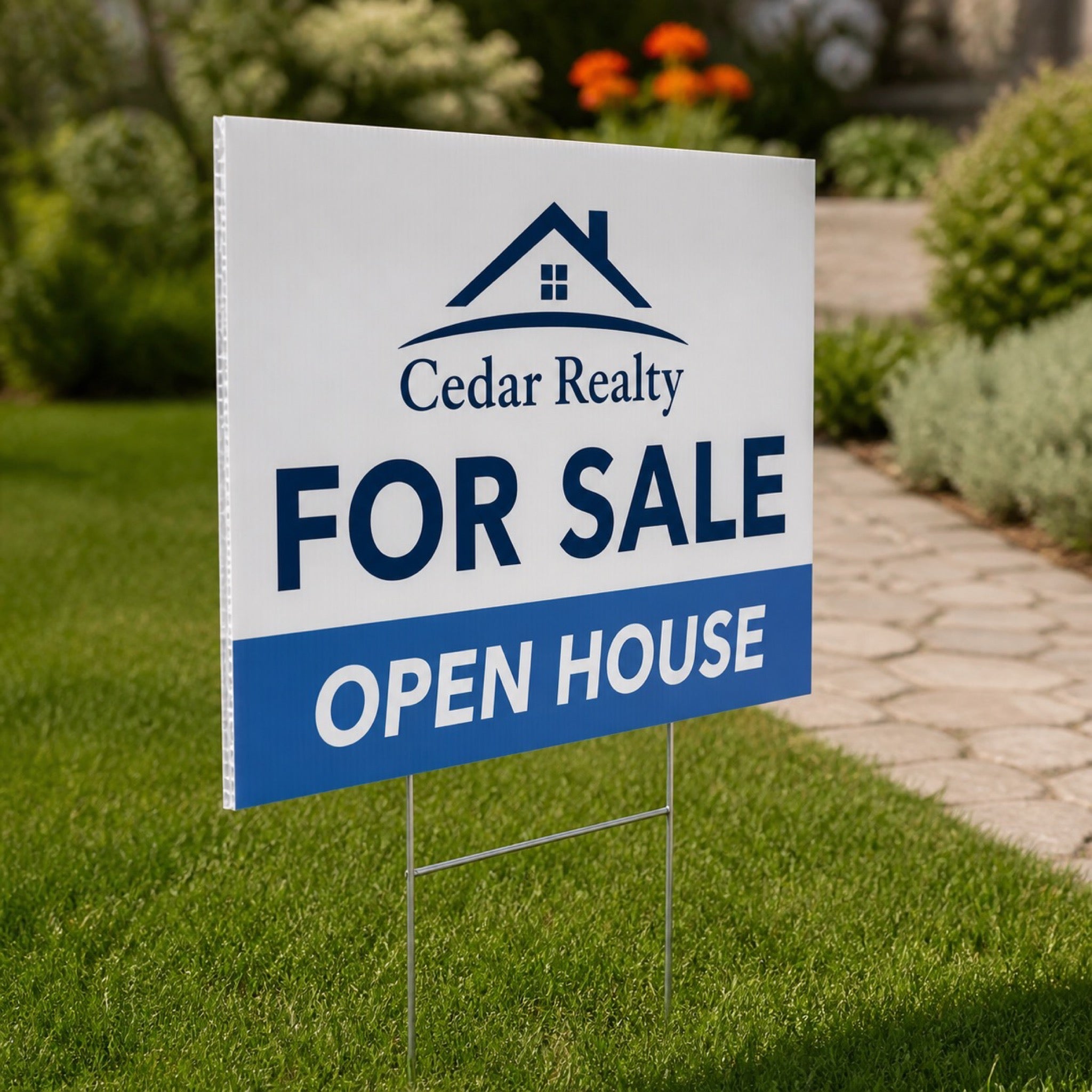 Yard Signs 8mm, 8mm corrugated plastic (coroplast), 6x24 to 48x48